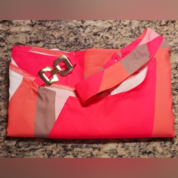 Women's Blouse Summer Halter Batwing Sleeve Color Block Blouse - Picture 4 of 4